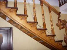 Деревянные лестницы, фото
